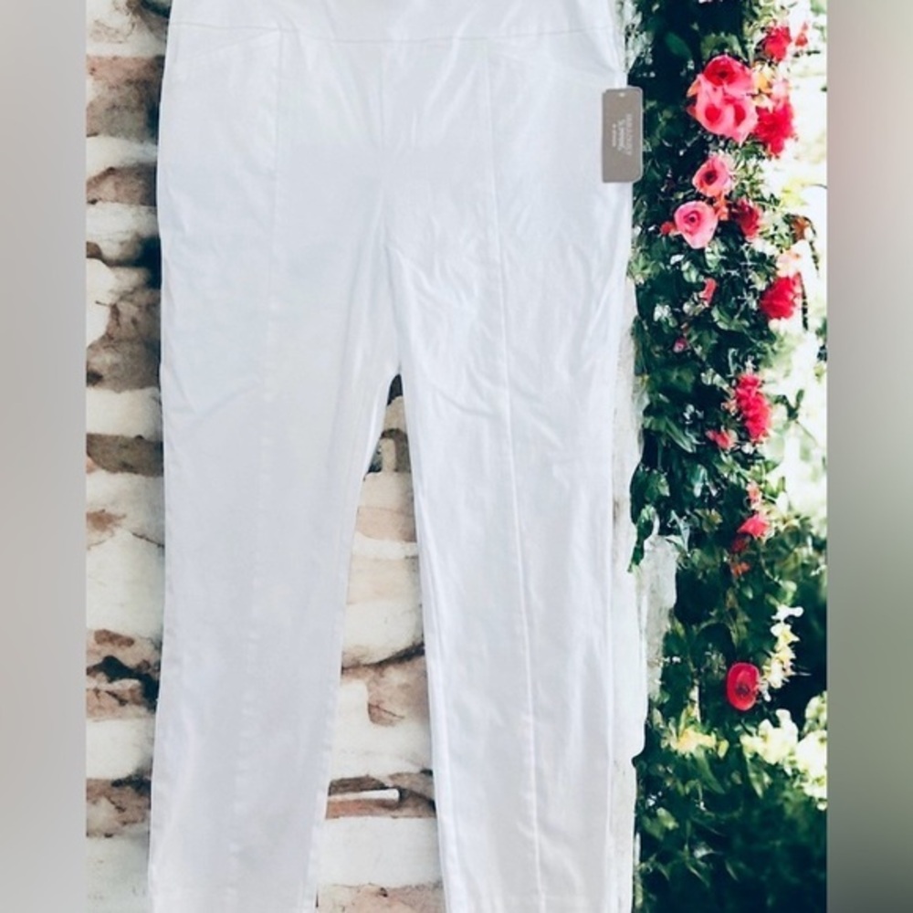 Talbots signature  stretch straight leg high waisted pants slacks 12